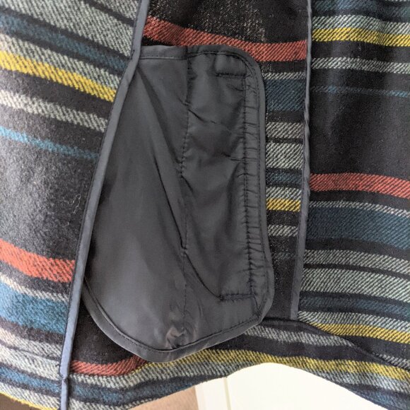 Goodfellow & Co. Polyester/Wool Blend Striped Coat - Picture 8 of 11